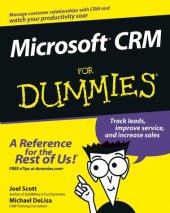 book Microsoft CRM for Dummies