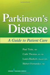 book Parkinson's Disease: A Guide to Patient Care