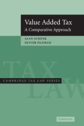 book Value Added Tax: A Comparative Approach (Cambridge Tax Law Series)