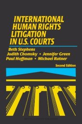 book International Human Rights Litigations in U.S. Courts