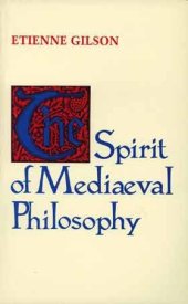 book The Spirit of Mediaeval Philosophy