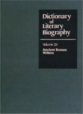 book Ancient Roman Writers (Dictionary of Literary Biography)