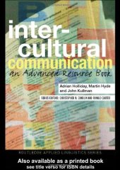 book Intercultural Communication: An Advanced Resource Book (Routledge Applied Linguistics)