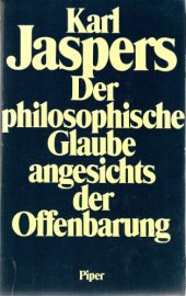 book Der philosophische Glaube angesichts der Offenbarung