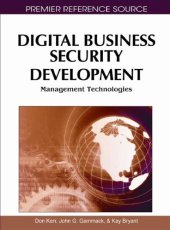 book Digital Business Security Development: Management Technologies