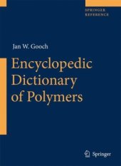 book Encyclopedic Dictionary of Polymers