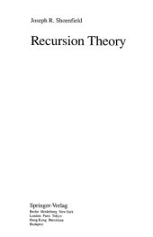 book Recursion Theory