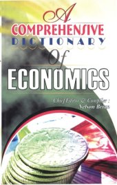 book A Comprehensive Dictionary of Economics