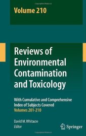 book Reviews of Environmental Contamination and Toxicology Volume 210