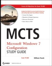 book MCTS Windows 7 Configuration Study Guide: Exam 70-680