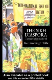 book SIKH DIASPORA CL (Global Diasporas)