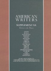 book American Writers, Supplement XX