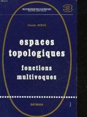 book Espaces topologiques, fonctions multivoques