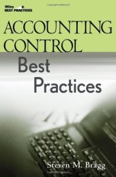 book Accounting Control Best Practices (Wiley Best Practices)