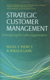 book Strategic Customer Management: Strategizing the Sales Organization