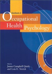 book Handbook of Occupational Health Psychology