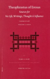 book Theophrastus of Eresus: Sources for his Life, Writings, Thought and Influence. Commentary, Volume 2: Logic