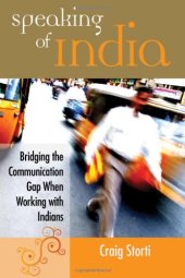 book Speaking of India: Bridging the Communication Gap When Working With Indians