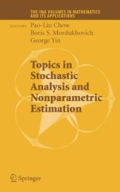 book Topics in Stochastic Analysis and Nonparametric Estimation