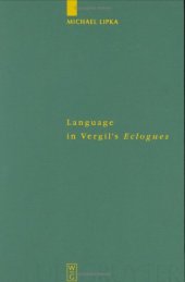 book Language in Vergil’s Eclogues