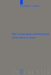 book Composition and Redaction of the Book of Amos (Beihefte Zur Zeitschrift Fa1 4r die Alttestamentliche Wissen)