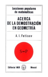 book Acerca de la Demostración en Geometría