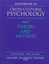 book Handbook of Cross-Cultural Psychology, Volume 1: Theory and Method (2nd Edition)