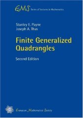 book Finite Generalized Quadrangles (Ems Series of Lectures in Mathematics)