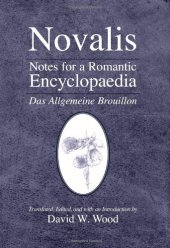 book Notes for a Romantic Encyclopaedia: Das Allgemeine Brouillon