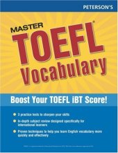 book Master the TOEFL Vocabulary (Peterson's Master the TOEFL Vocabulary)