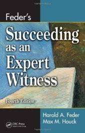 book Feder's Succeeding as an Expert Witness, Fourth Edition