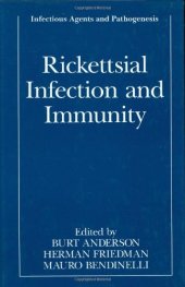book Rickettsial Infection and Immunity (Infectious Agents and Pathogenesis)