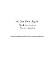 book In Our Own Right: Black Australian Nurses’ Stories