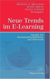 book Neue Trends im E-Learning: Aspekte der Betriebswirtschaftslehre und Informatik  GERMAN