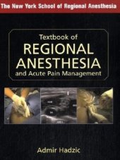 book Textbook of Regional Anesthesia and Acute Pain Management