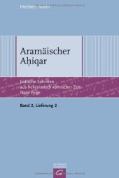 book Aramäischer Ahiqar (Jüdische Schriften aus hellenistisch-römischer Zeit - Neue Folge (JSHRZ-NF), Band 2   Lieferung 2)