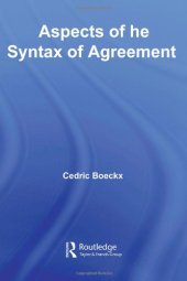 book Aspects of the Syntax of Agreement