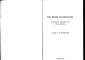 book Media and Modernity: A Social Theory of the Media