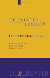 book Deutsche Morphologie (de Gruyter Lexikon)