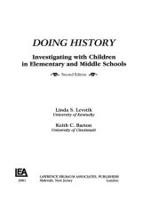 book Doing History: investigating With Children in Elementary and Middle Schools 2nd Edition