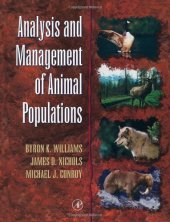 book Analysis and Management of Animal Populations