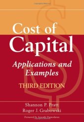 book Cost of Capital: Applications and Examples