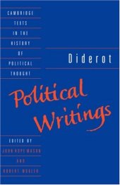 book Diderot: Political Writings