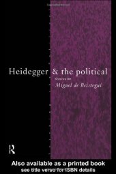 book Heidegger and the Political: Dystopias