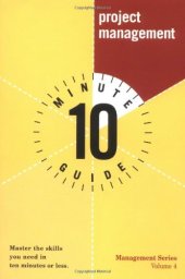 book 10 Minute Guide to Project Management