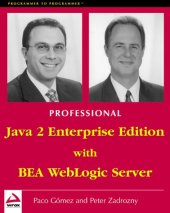 book Professional J2EE Programming with BEA WebLogic Server