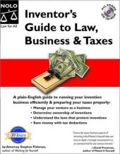 book Inventor's Guide to Law, Business & Taxes