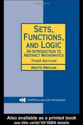 book Sets, Functions, and Logic