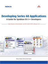 book Developing Series 60 Applications: A Guide for Symbian OS C++ Developers