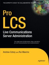 book Pro LCS: Live Communications Server Administration